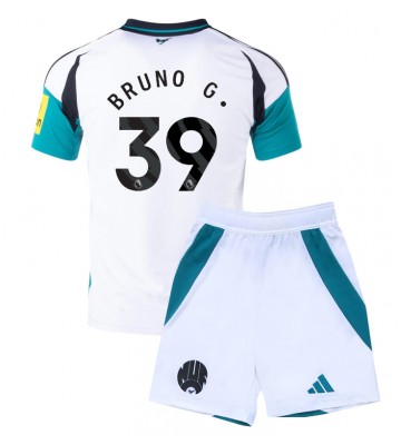 Newcastle United Bruno Guimaraes #39 Tercera Equipación Niños 2024-25 Manga Corta (+ Pantalones cortos)